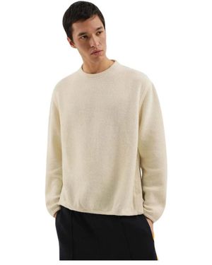 1989 STUDIO Beiger Pullover Mit Rundhalsausschnitt - Natur