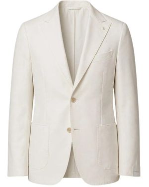 Luigi Bianchi Jassen ,Wit ,Blazer Monopetto