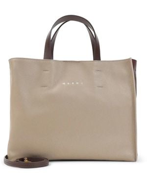 Marni Tassen ,Grijs ,Handbags - Naturel