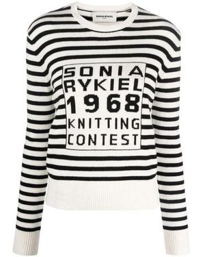 Sonia Rykiel Round-Neck Knitwear - Negro