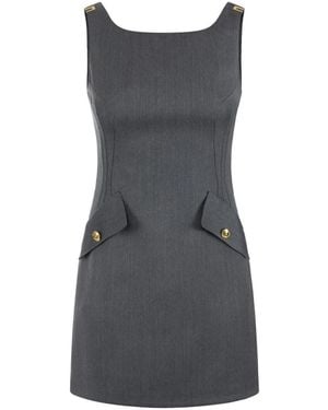 Elisabetta Franchi Short Dresses - Grey