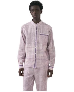 Antik Batik Chemise Sergio - Paars