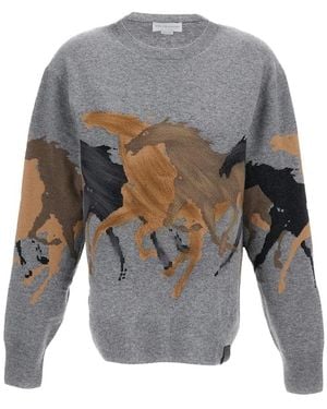 Stella McCartney Round-Neck Knitwear - Gris