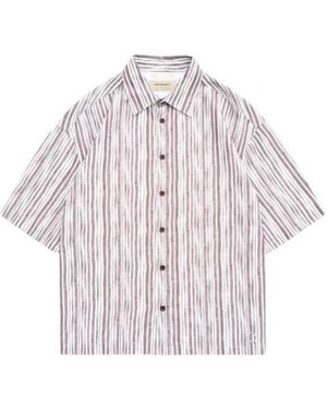 RETERNITY Watercolor Short Sleeve Shirt - Bruin