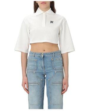 Palm Angels Polo Shirts - Blue