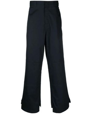 Palm Angels Wide Trousers - Blue