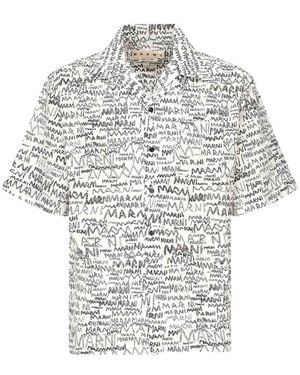 Marni Short Sleeve Shirts - White
