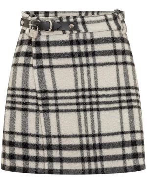 JW Anderson Padlock Strap Mini Rok - Grijs