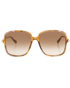Chloé Oversized Square Sonnenbrillen - Braun