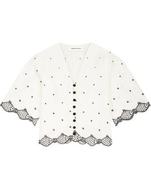 FABIENNE CHAPOT Overhemden ,Wit ,Katoen Tylera Blouse