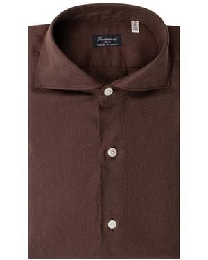 Finamore 1925 Formal Shirts - Marron