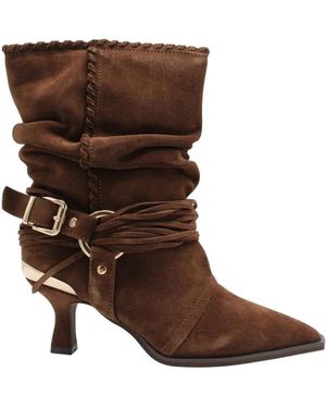 Alma En Pena. Schoenen ,Bruin ,Doumer Enkellaars