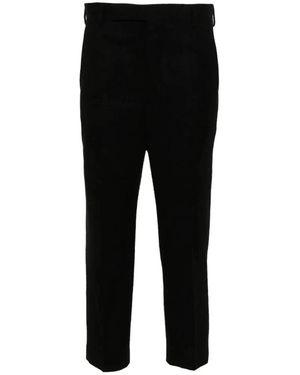 Rick Owens Cropped Trousers - Black