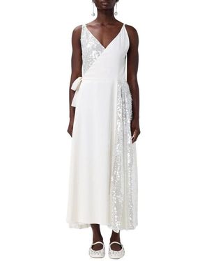 Philosophy Di Lorenzo Serafini Midi Dresses - Blanc