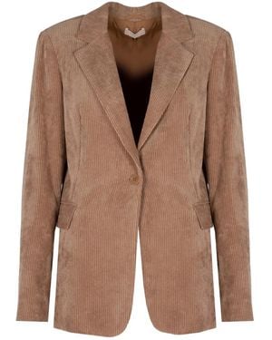 Liu Jo Rechte Blazer - Bruin