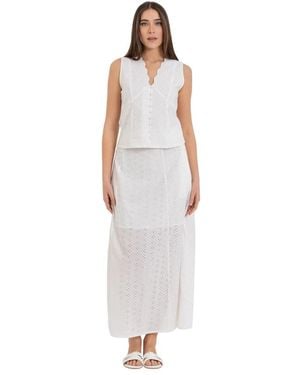 Kocca Maxi Skirts - Blanco