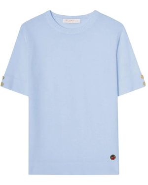 BUSNEL Round-Neck Knitwear - Bleu