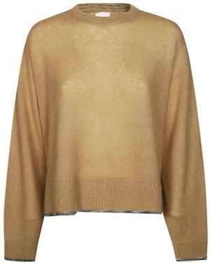 C.T.Plage Round-Neck Knitwear - Neutro