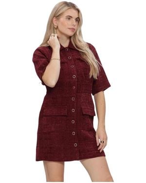 Freebird by Steven Kleedjes ,Rood ,Wol Deluxe Jurk