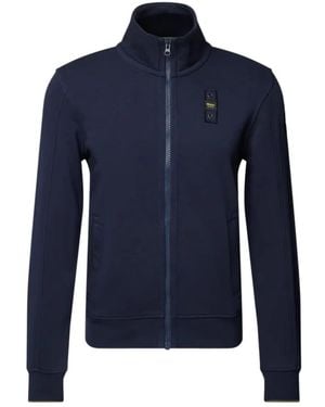 Blauer Zip-Throughs - Blue