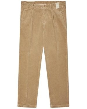 AT.P.CO Straight Trousers - Natural