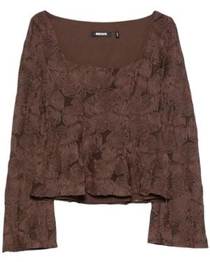 ROTATE BIRGER CHRISTENSEN Long Sleeve Tops - Marrón
