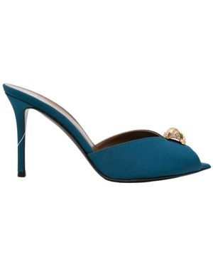 Giuseppe Zanotti Heeled Mules - Azul