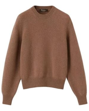 Loro Piana Round-Neck Knitwear - Marrón