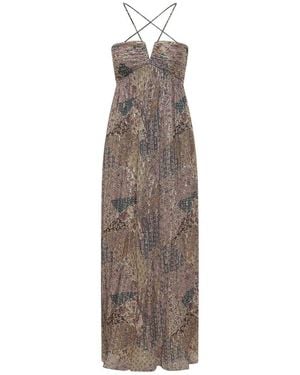 Ba&sh Pietra Maxi Jurk - Bruin