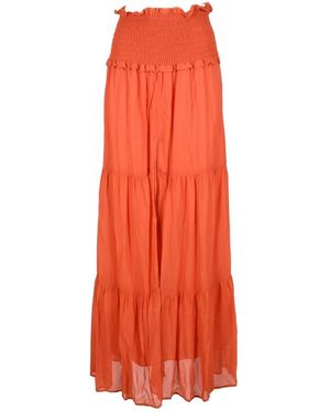 Dondup Maxi Skirts - Orange
