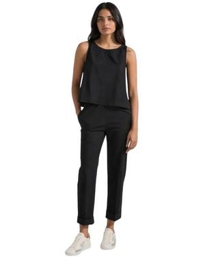 Deha Cropped Pants - Black