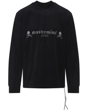 MASTERMIND WORLD Long Sleeve T-Shirts - Black