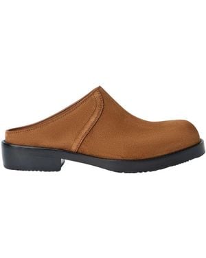 Dries Van Noten Schoenen ,Bruin ,Suède Suède Instappers
