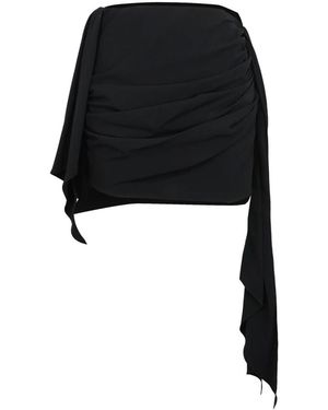 The Attico Short Skirts - Negro