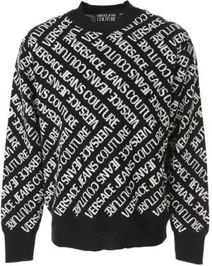Versace Jeans Couture Round-Neck Knitwear - Noir