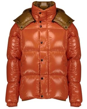 Moncler Jassen ,Oranje ,Nylon Parana Donsjas