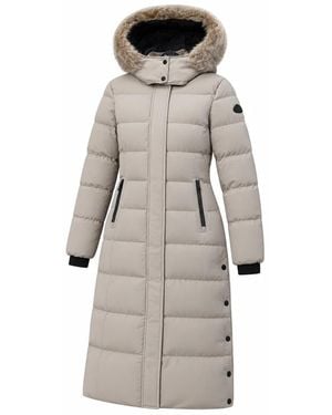 Moose Knuckles Jocada Langer Daunenparka - Grau