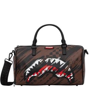 Sprayground Smeared Grunge Mini Duffle - Schwarz