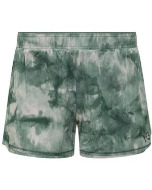 Y-3 Aop Laufshorts - Grün