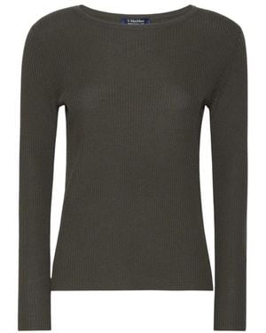 Max Mara Round-Neck Knitwear - Green
