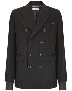 Martine Rose Double-Breasted Coats - Black