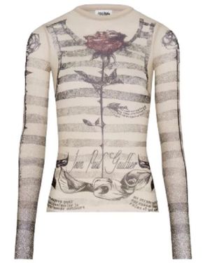Jean Paul Gaultier Long Sleeve Tops - Naturel