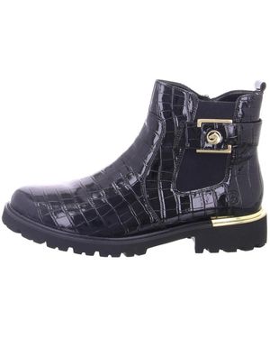 Remonte Lackleder-Stiefelette Mit Reißverschluss - Blau