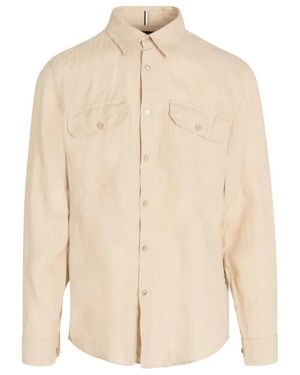 HUGO Casual Shirts - Natural
