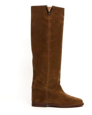 Via Roma 15 High Boots - Marron