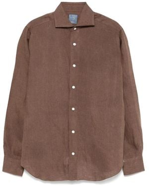 Barba Napoli Casual Shirts - Brown