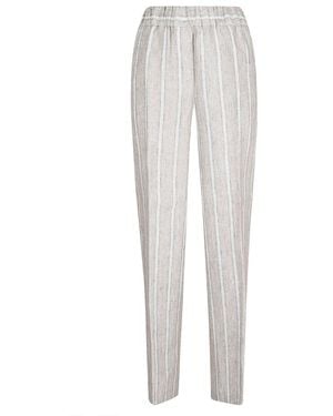 Peserico Slim-Fit Trousers - Blanco