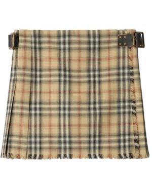 Burberry Short Skirts - Metallic