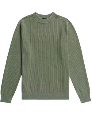 G-Star Truien & Vesten ,Groen ,Katoen Washed Knit Pullover