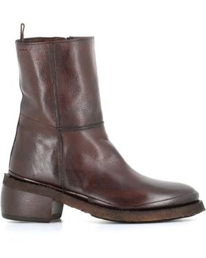 Alexander Hotto Heeled Boots - Brown